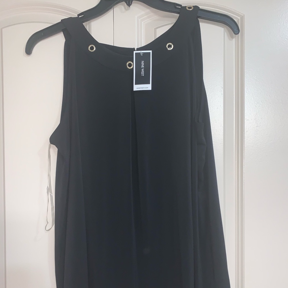 Nine West black blouse